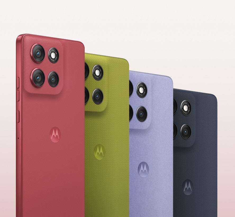 Motorola Moto G86 5G:n värivaihtoehdot.