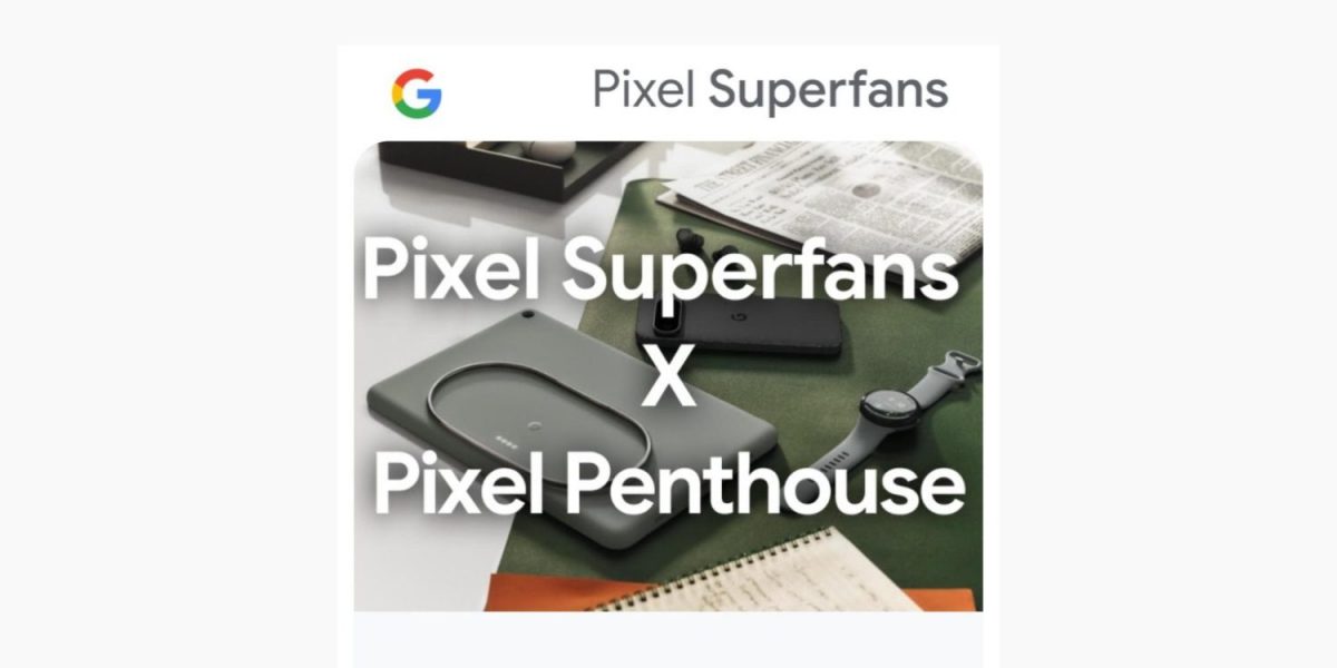 Joukko Pixel Superfans -yhteisöjäseniä pääsee osallistumaan Pixel Penthouse -tapahtumaan.