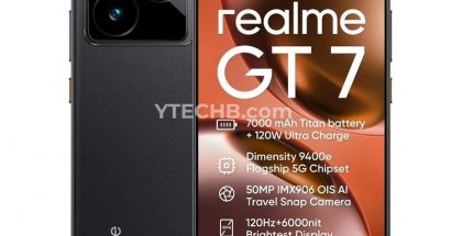 Realme GT 7. Kuva: YTECHB.