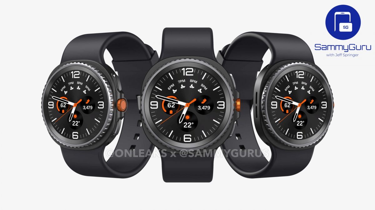 Samsung Galaxy Watch8 Classicin mallinnos. Kuva: OnLeaks / SammyGuru.