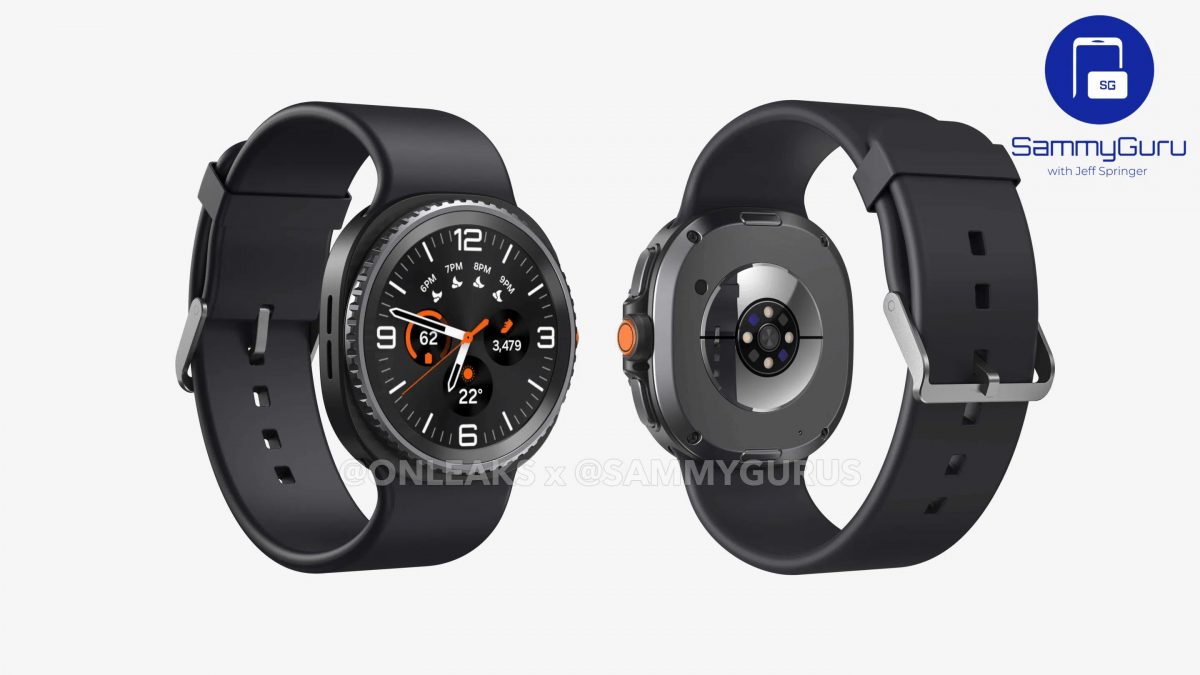 Samsung Galaxy Watch8 Classicin mallinnos. Kuva: OnLeaks / SammyGuru.