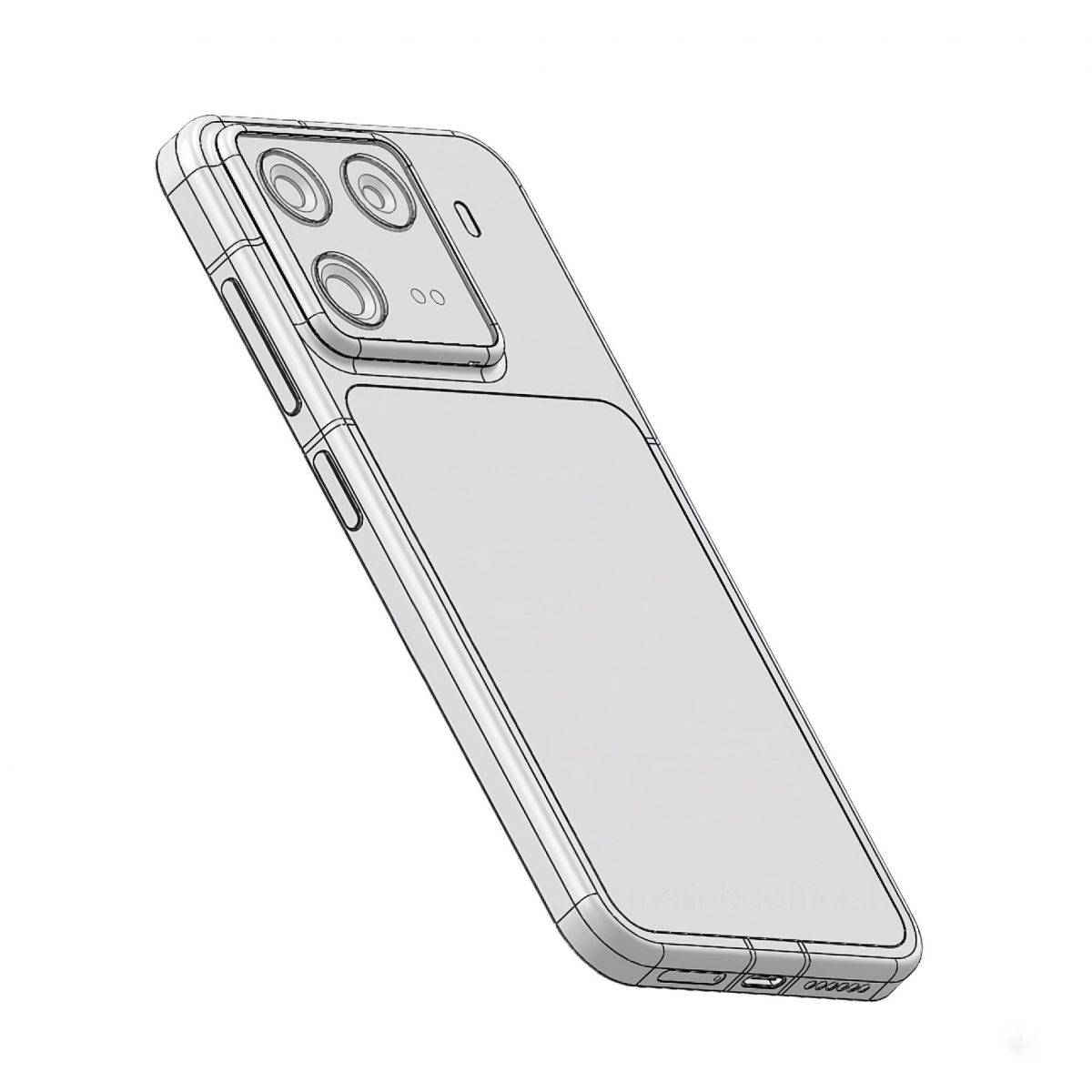 Xiaomi 16:n CAD-kuva. Kuva: Majin Bu.