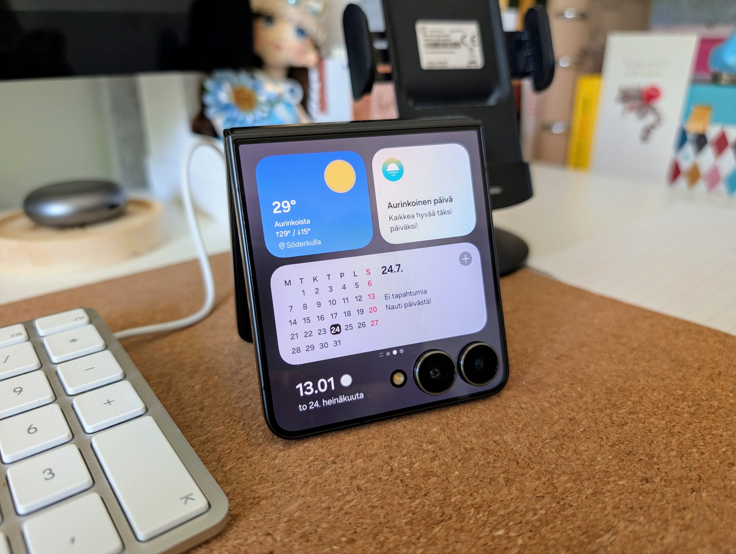 Suurempi kansinäyttö on Samsung Galaxy Z Flip7:n merkittävin uudistus.