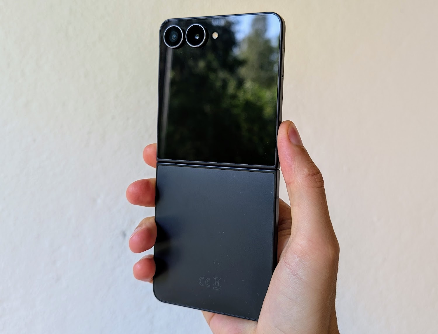 Rakenteen takaosa on tänä vuonna mattapintainen.