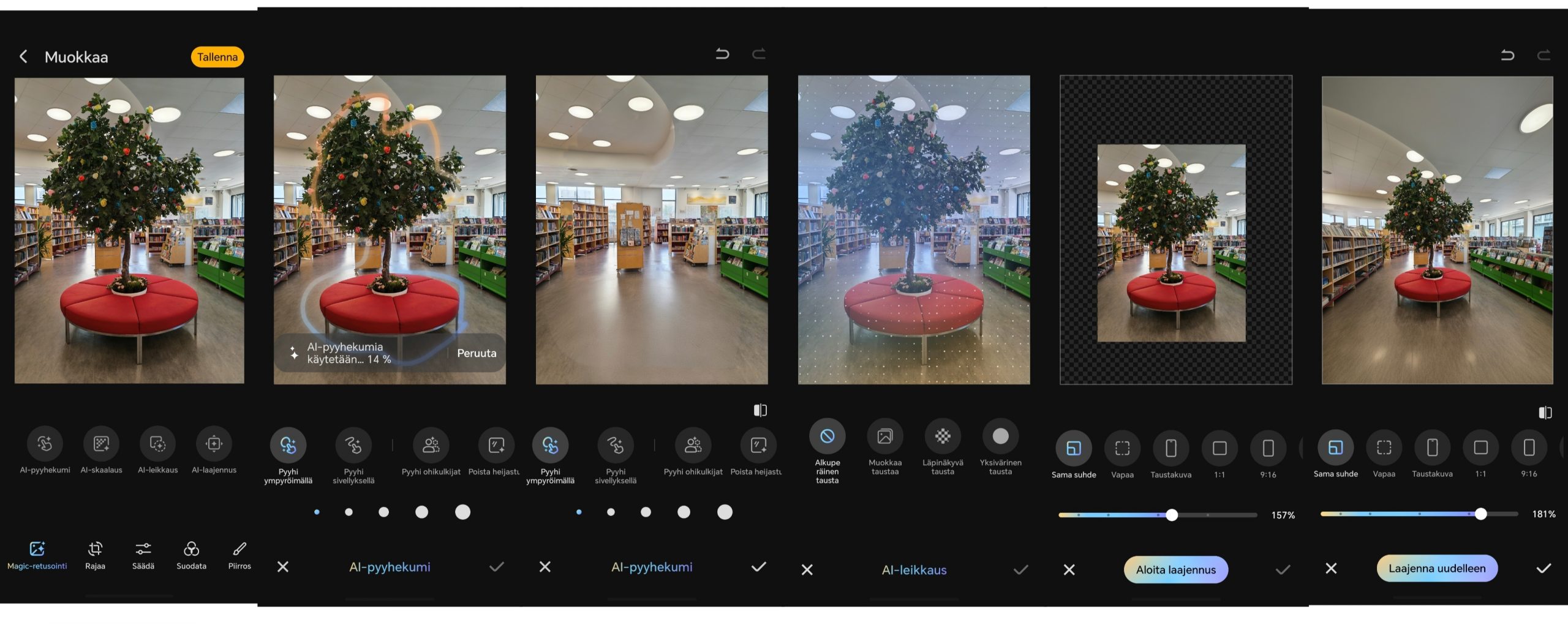 Galleriassa tekoälyä hyödynnetään monipuolisesti.