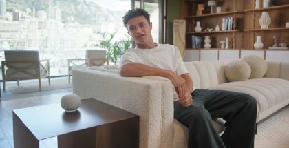 Googlen julkaisematon älykaiutin vilahti videolla Lando Norrisin rinnalla.