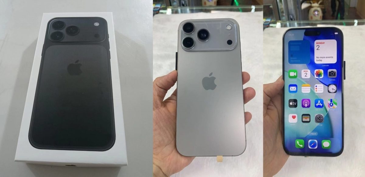 iPhone 17 Pron kopio ilmestyi jo ennen aidon julkistamista. Kuvat: Sonny Dickson / X.