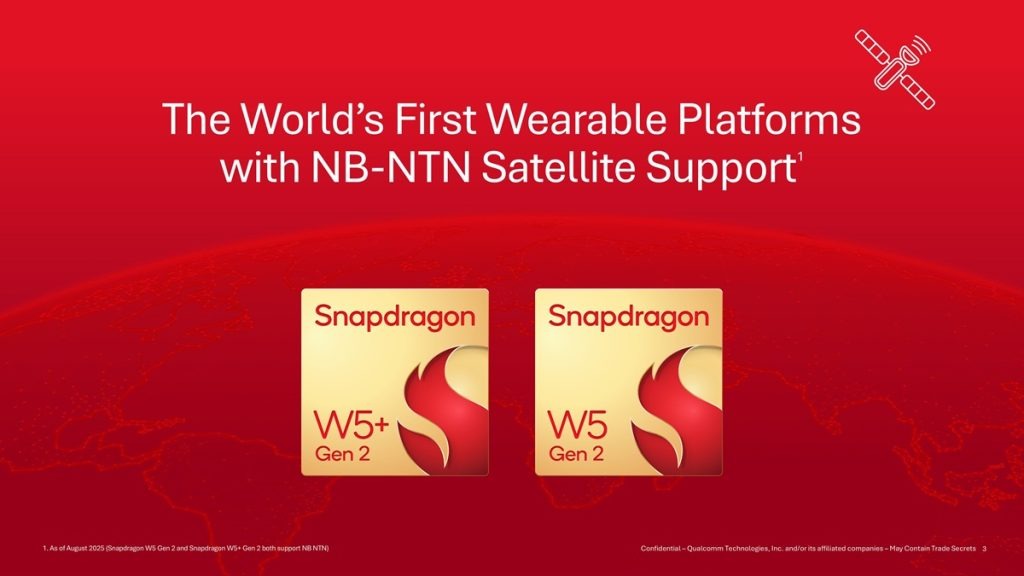 Qualcomm Snapdragon W5 Gen 2 ja Snapdragon W5+ Gen 2.