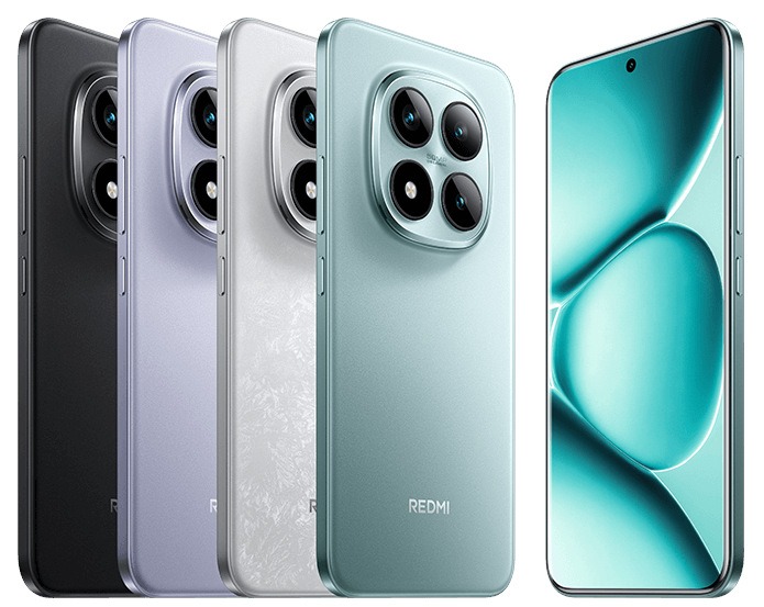 Redmi Note 15 Pro+ eri väreissä.