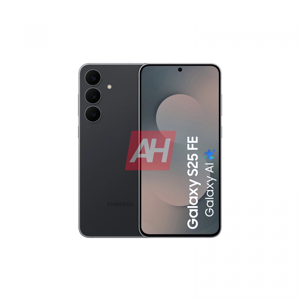 Samsung Galaxy S25 FE, Jet Black. Kuva: Android Headlines.
