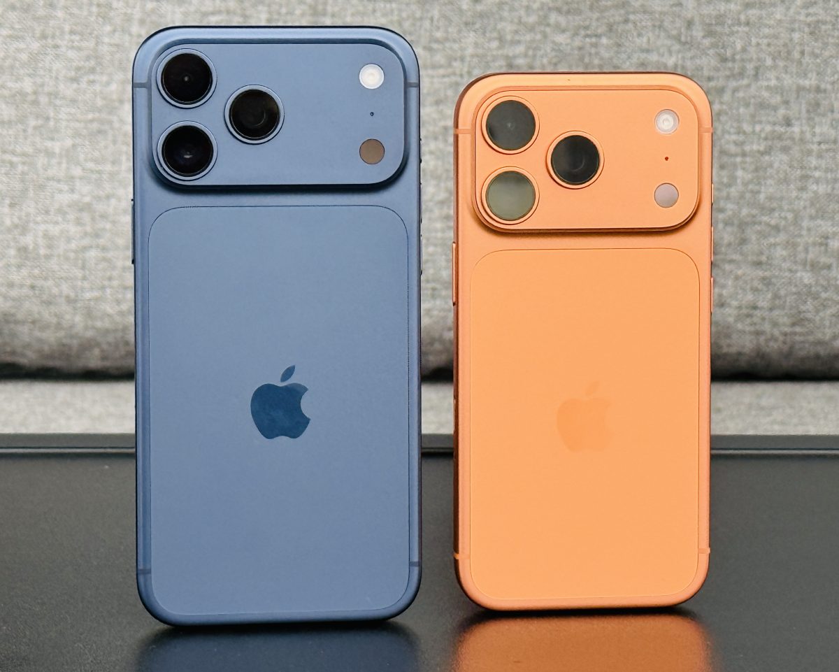 iPhone 17 Pro Max ja iPhone 17 Pro.