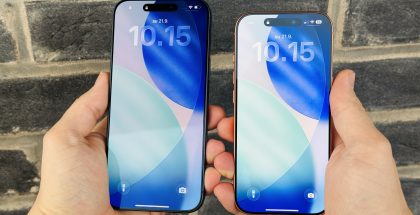 Kuvassa iPhone 17 Pro Max ja iPhone 17 Pro.