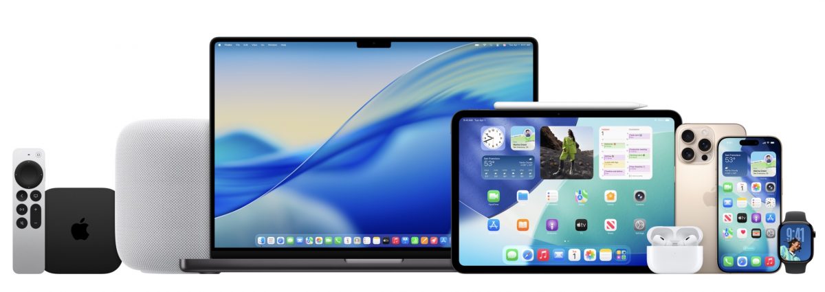 Apple-laitteita.