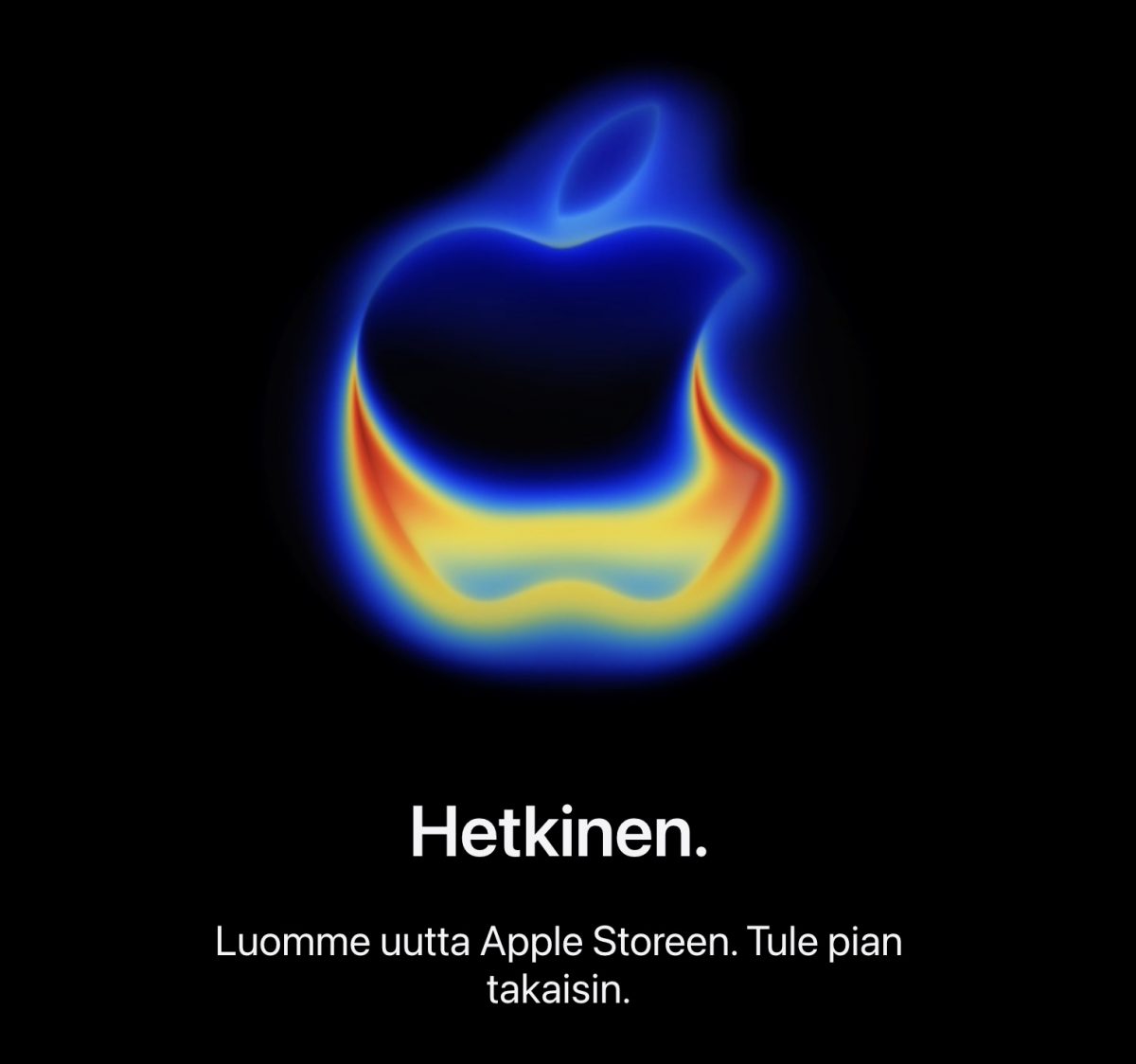 Apple Store sulkeutui illan julkistusten edellä.