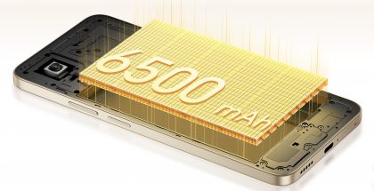 Honor 400 Smart 5G:ssä on pitkään kestävä jättiakku.