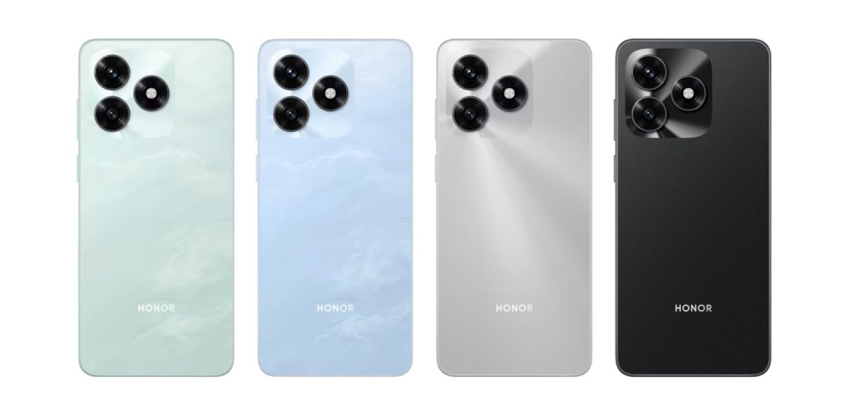 Honor X5c:n värivaihtoehdot.