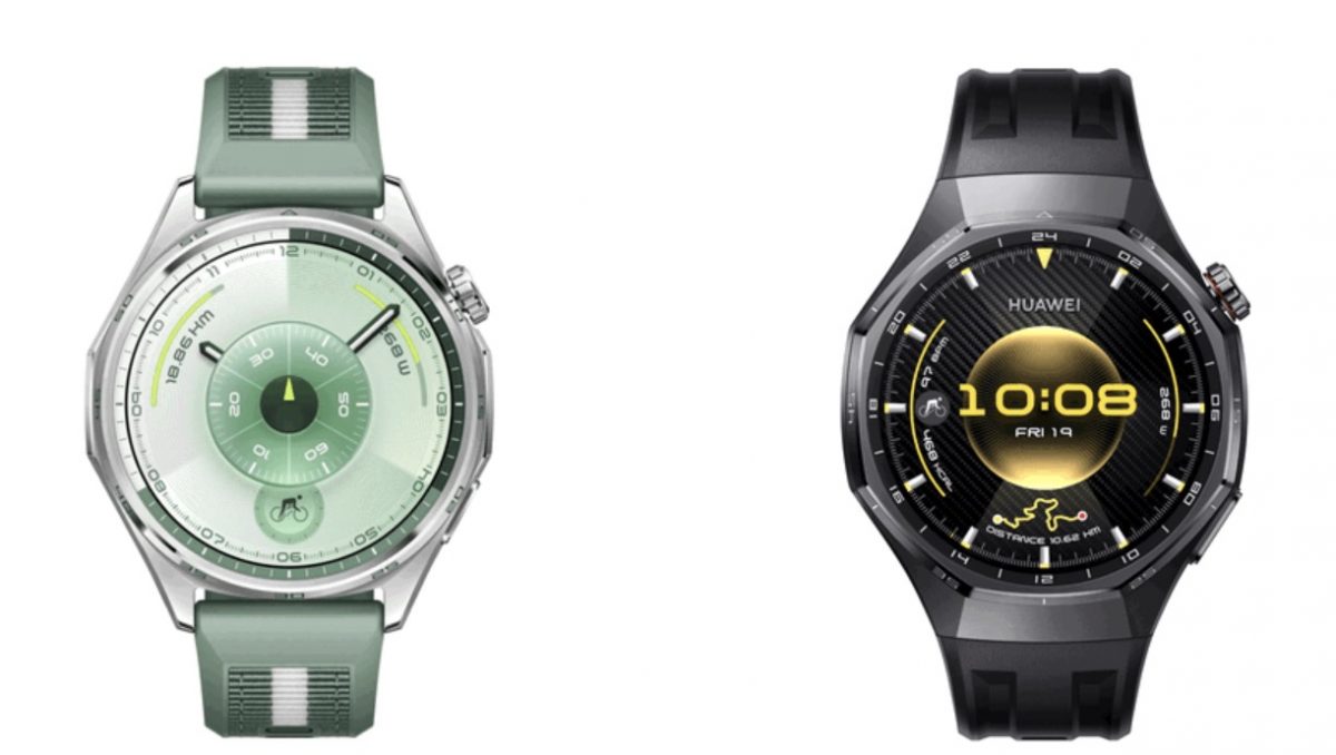 Vasemmalla Huawei Watch GT 6, 46 mm, ja oikealla Huawei Watch GT 6 Pro. Kuvat: WinFuture.de.