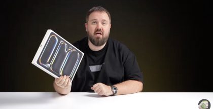 M5:llä varustettu iPad Pro näyttää paljastuneen venäläistubettajan videolla. Kuvankaappaus videolta.