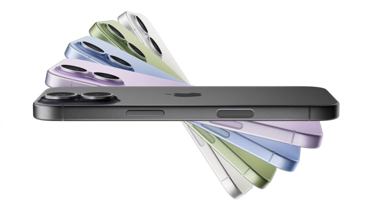 iPhone 17 eri väreissä.