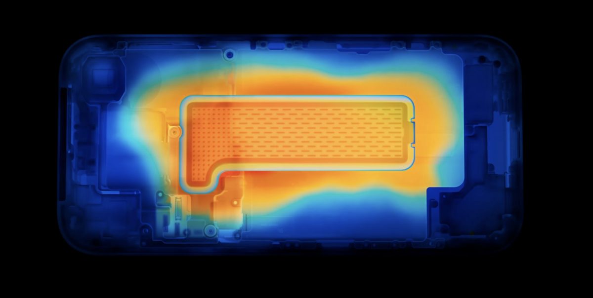 Höyrykammio tehostaa jäähdytystä iPhone 17 Prossa ja Pro Maxissa.