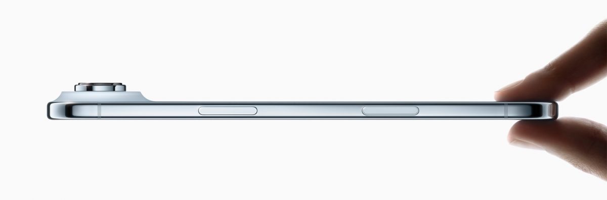 iPhone Air on vain 5,64 millimetriä paksu.