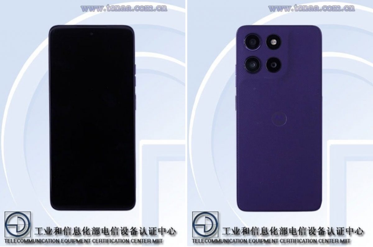 Motorola Moto G36 5G TENAA-viranomaiskuvissa.