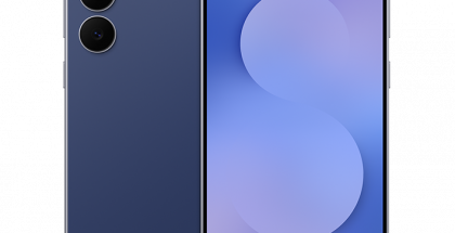 Samsung Galaxy S25 FE sinisenä.