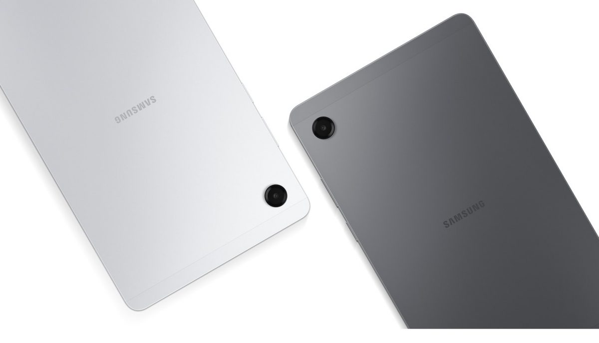 Samsung Galaxy Tab A11 kahtena värivaihtoehtona.