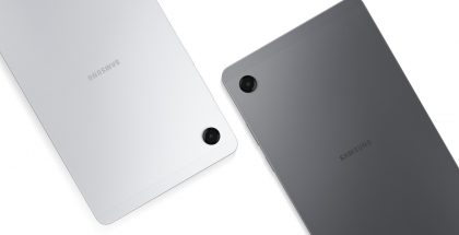Samsung Galaxy Tab A11 kahtena värivaihtoehtona.