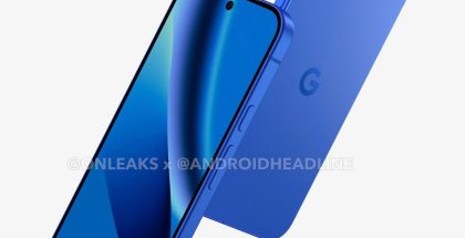 Google Pixel 10a:n mallinnos. Kuva: OnLeaks / Android Headlines.