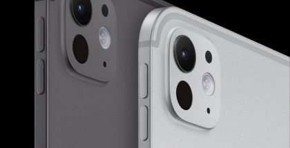 Kuvassa iPad Pro (M5) kahtena värivaihtoehtona.