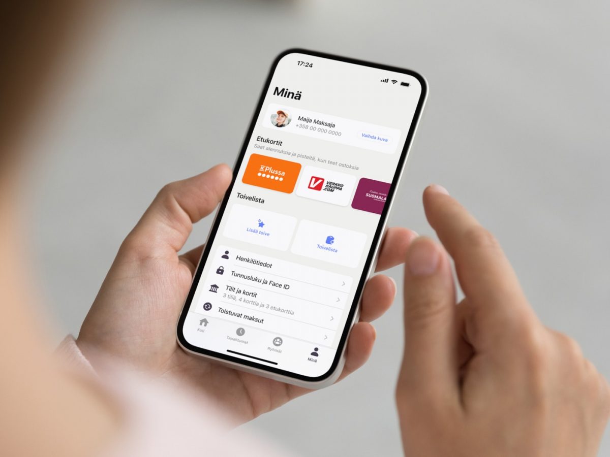 MobilePay mahdollistaa nyt etukorttien lisäämisen.
