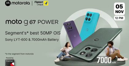 Motorola esittelee Moto G67 Powerin Intiassa 5. marraskuuta.