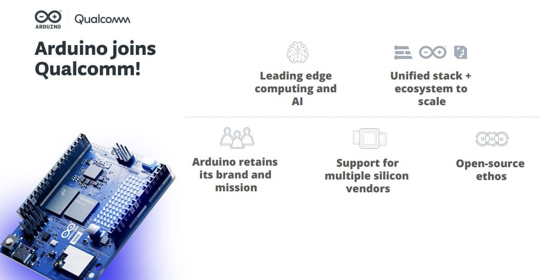 Arduino on jatkossa osa Qualcommia.