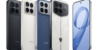 Redmi K90 Pro Max eri väreissä.