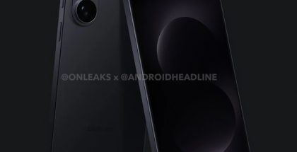 Samsung Galaxy S26 Ultran mallinnos. Kuva: OnLeaks / Android Headlines.