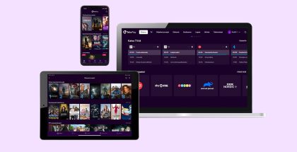 Telia Play -sovellus eri laitteissa.