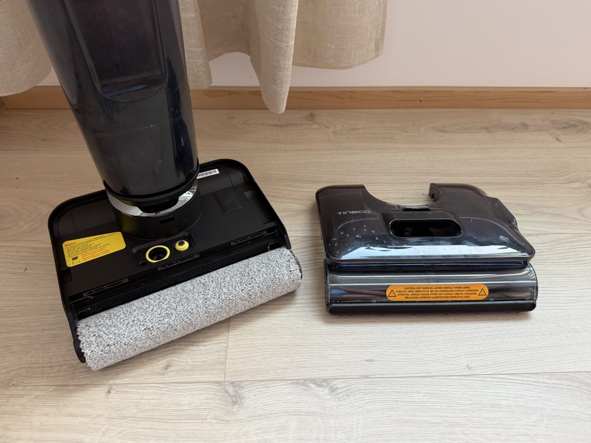 Puhdasvesisäiliö irrotettuna S7 Stretch Steam Plussasta.