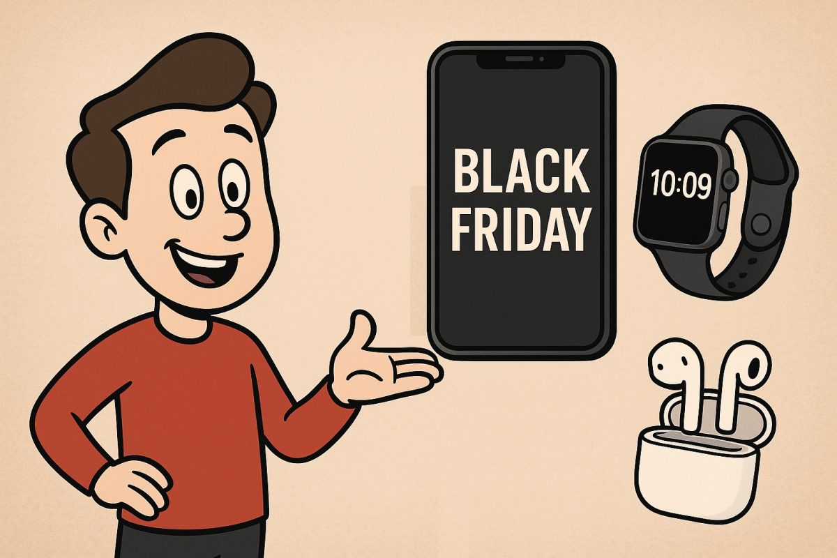 Black Frday jatkuu yhä. Kuva: ChatGPT.