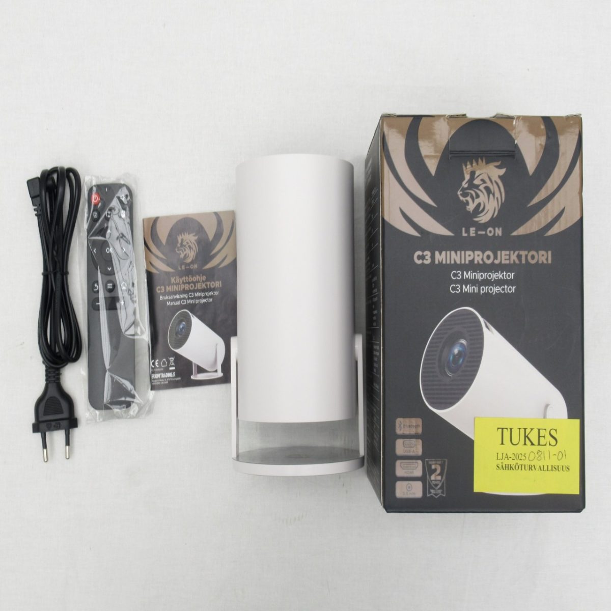 Le-On C3 ja sen pakkaus. Kuva: Tukes.