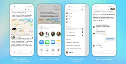 Ryhmäkeskustelut ChatGPT:ssä.