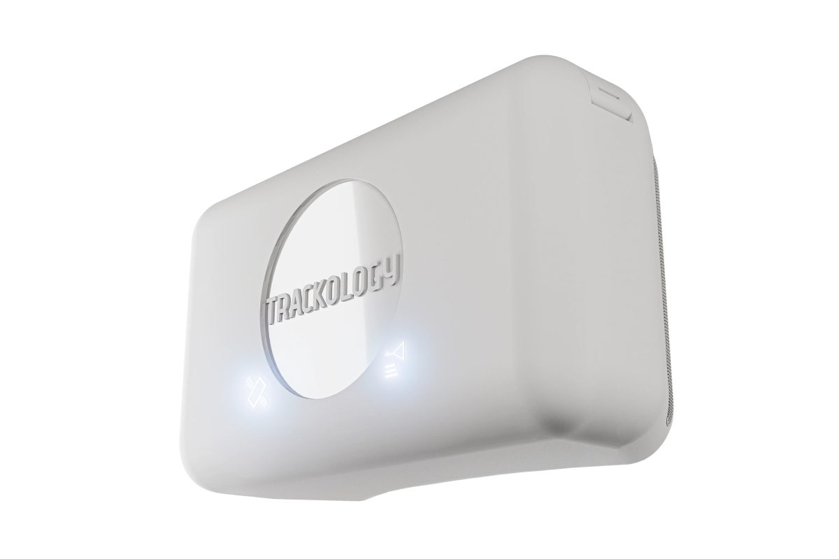 Porojen seurantaan käytetty laite.