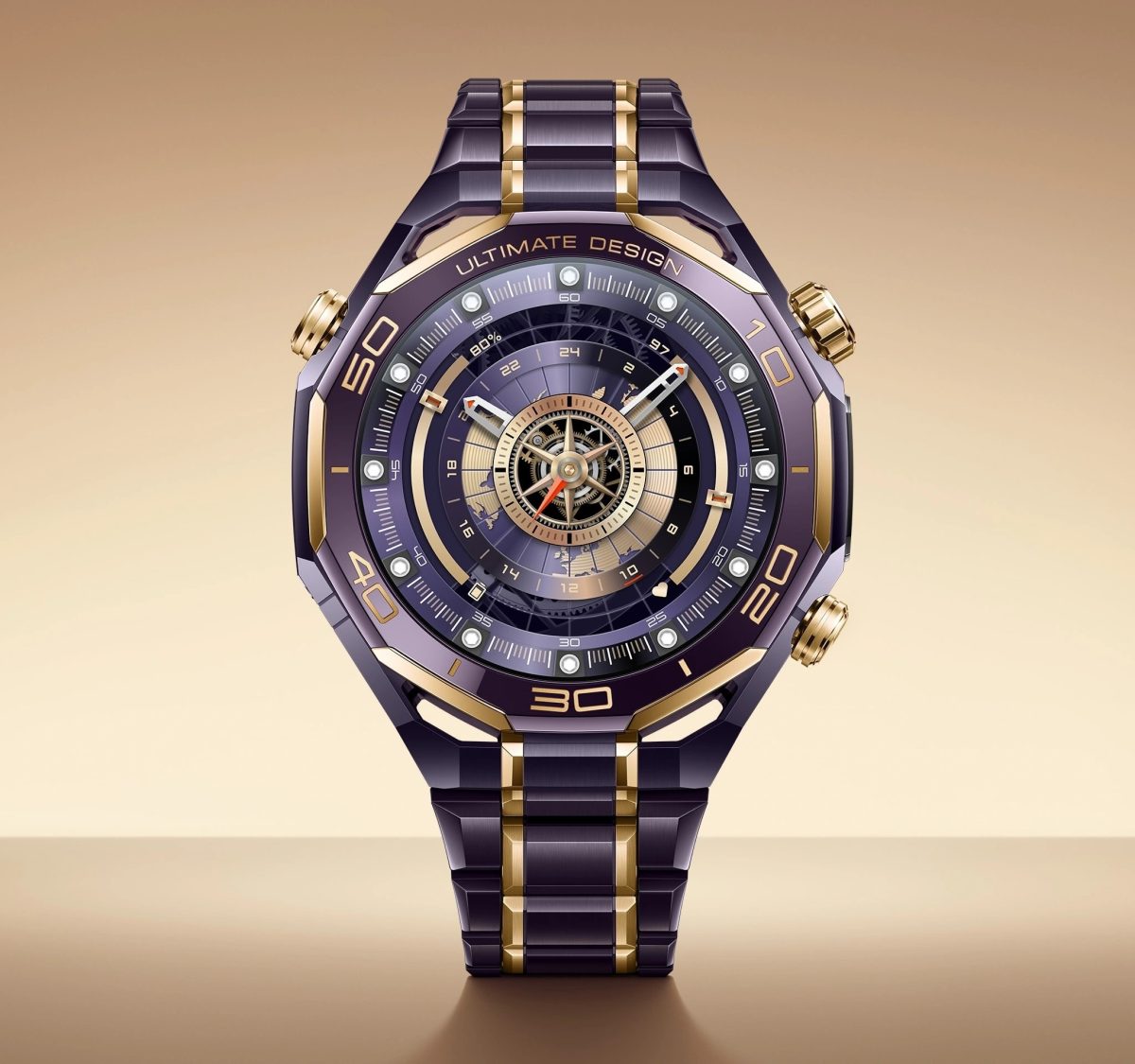 Huawei Watch Ultimate Design Royal Gold Edition.