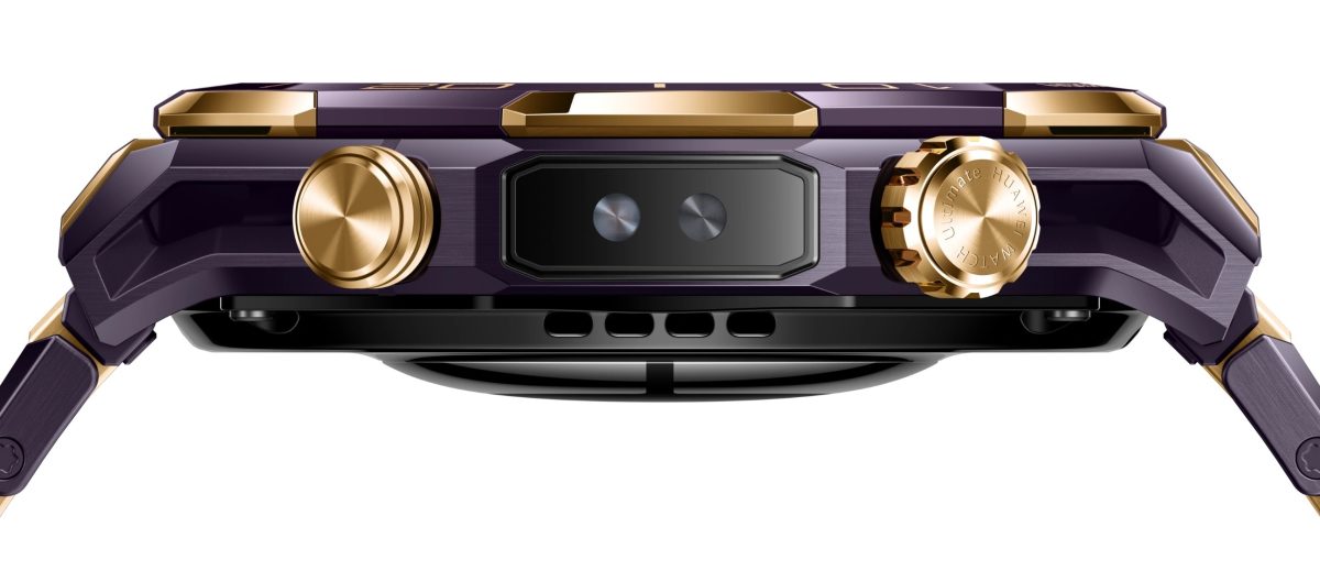 Huawei Watch Ultimate Design Royal Gold Edition sisältää X-TAP-anturin.