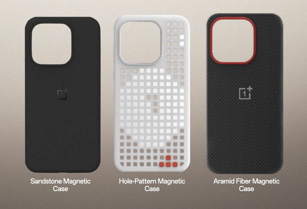 OnePlus 15:n viralliset suojakuoret.