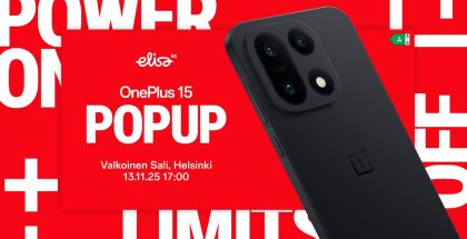 OnePlus 15 Pop-up järjestetään Helsingissä 13. marraskuuta.