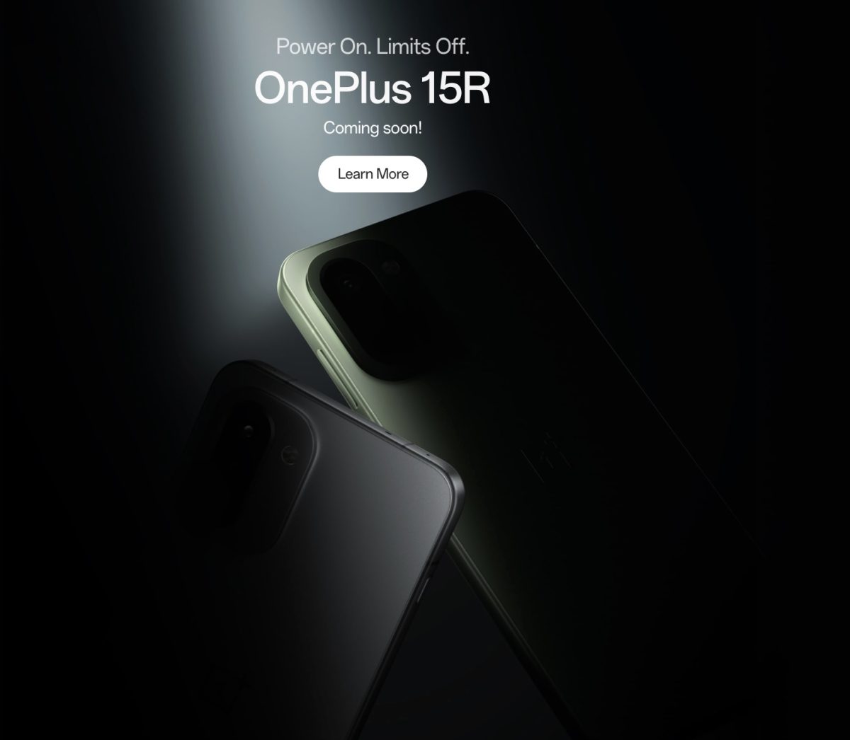 Ensimmäinen vihjaileva kuva OnePlus 15R:stä.