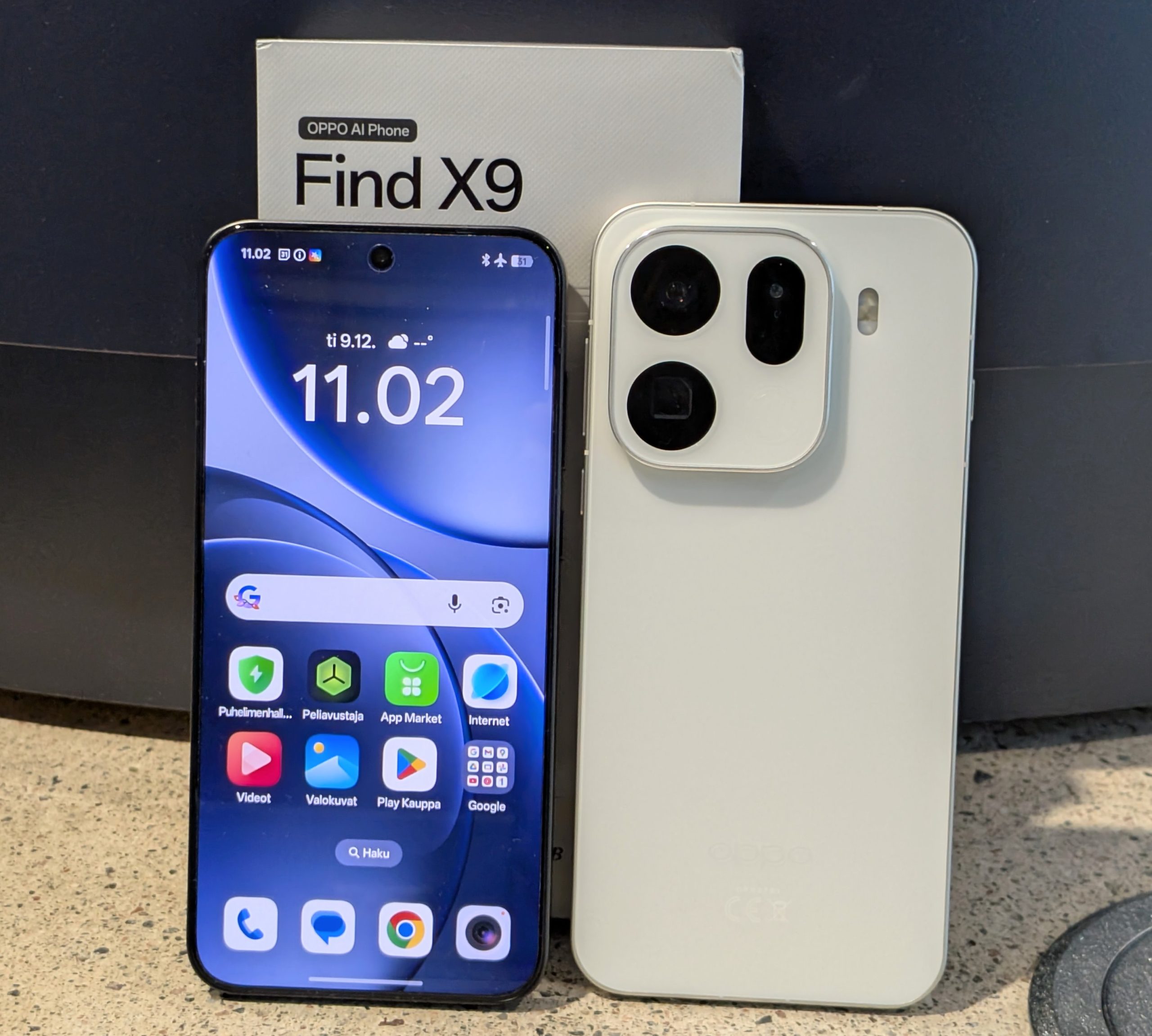 Oppo Find X9 ja Oppo Find X9 Pro.