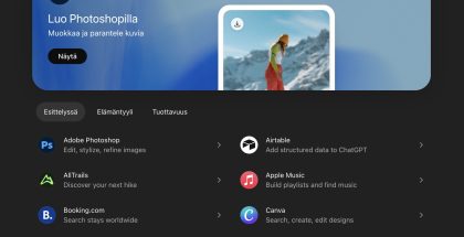 ChatGPT:n sovelluskirjasto.