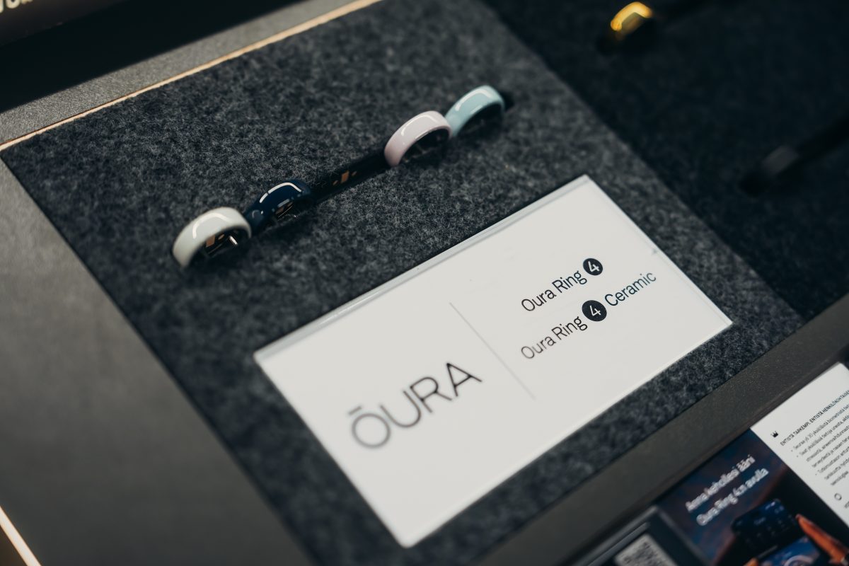 Ouran älysormusten myynti kasvoi vahvasti. Kuva: Gigantti / Petri Saarelainen.